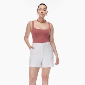 Aritzia Babaton | Contour Square-Neck Tank Bodysuit Size Medium